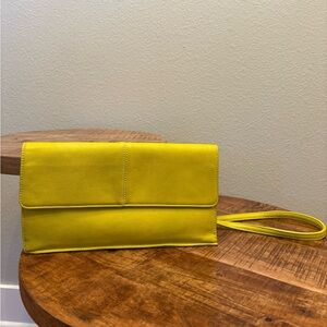 Yellow Christian Livingston purse